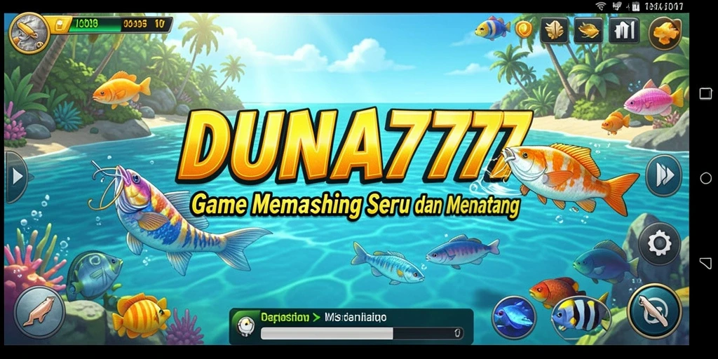 Screenshot DUNIA777 menampilkan aksi seru memancing di lautan yang menakjubkan.
