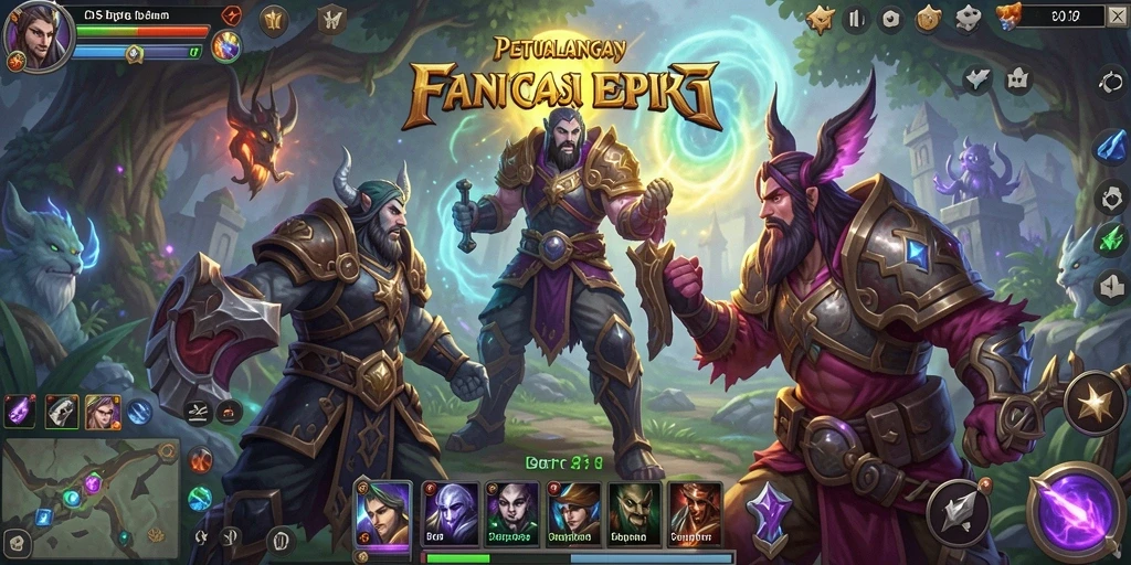 Tampilan gameplay <strong>IOSBET</strong> yang menampilkan aksi petualangan mendebarkan.