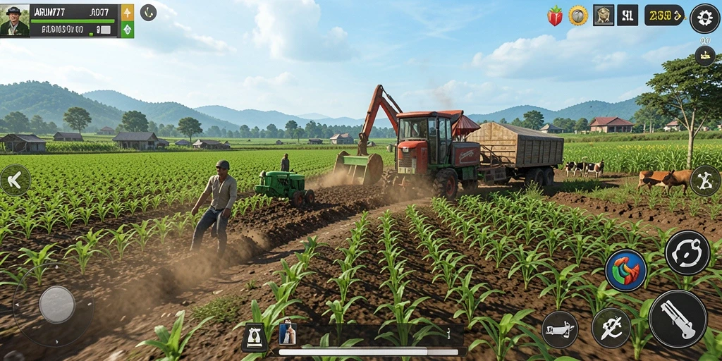 Tampilan menarik dari gameplay JARUM77 yang penuh warna.