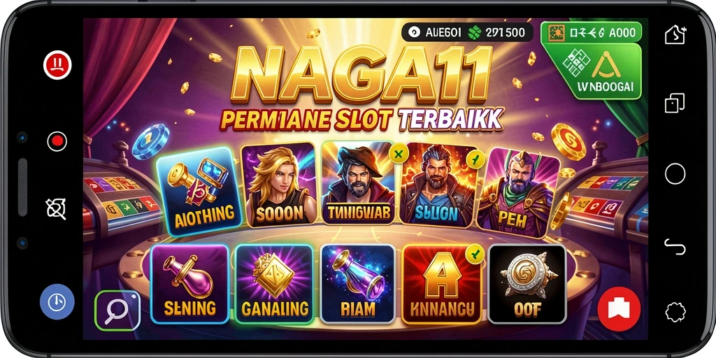 Tangkapan layar gameplay NAGA11 dengan fitur slot yang menarik.
