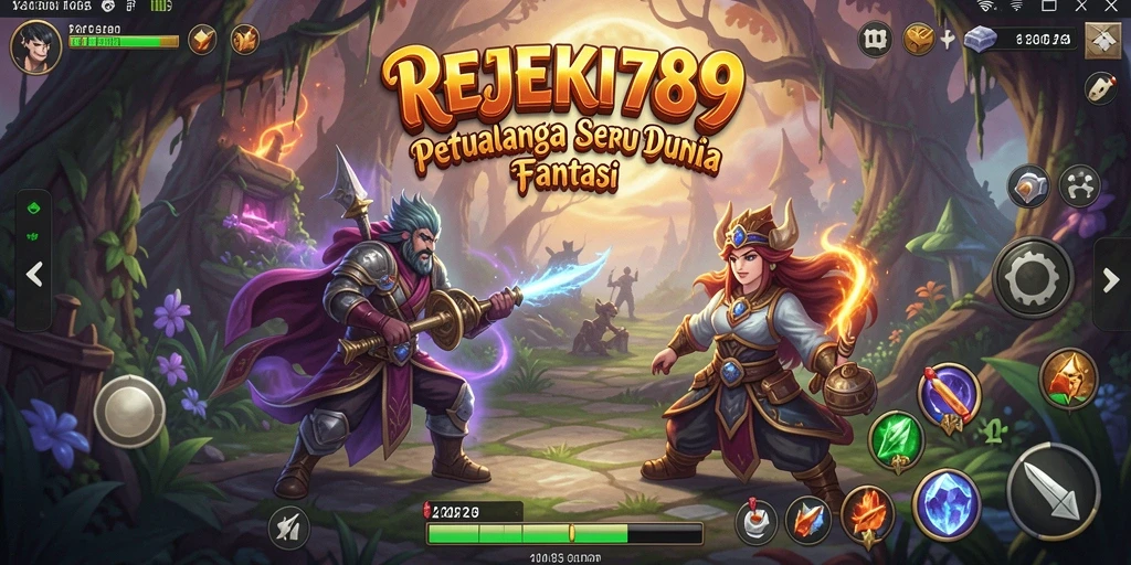 Tampilan gameplay petualangan yang mendebarkan di REJEKI789.