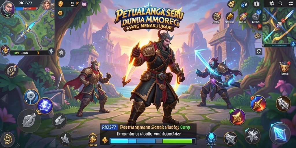 Tampilan gameplay RICIS77 dengan grafis menawan dan aksi seru.