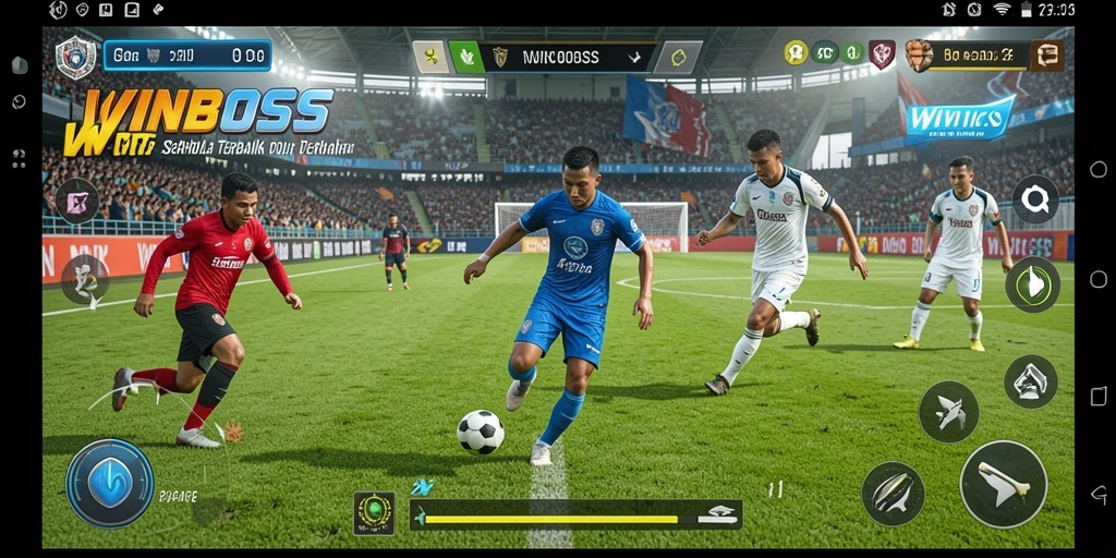 Tampilan gameplay WINBOSS yang seru dan menegangkan saat bertanding.